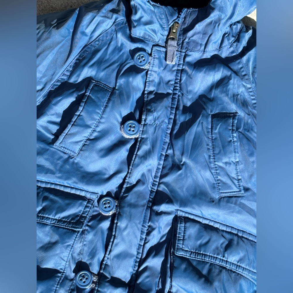 Baby Gap size 18-24 months hooded winter jacket navy boys baby - Picture 6 of 6